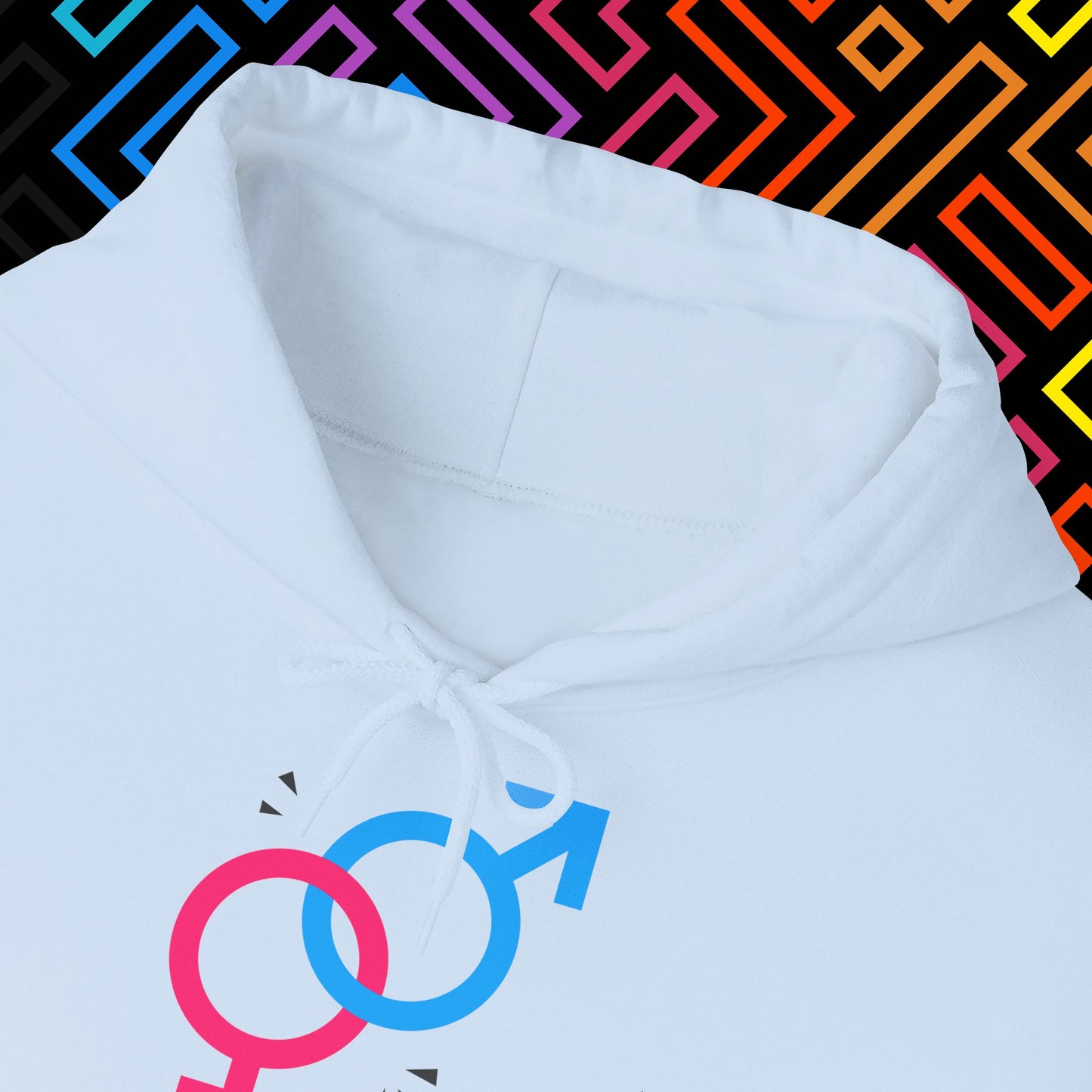 "2 Geschlechter" Hoodie Unisex