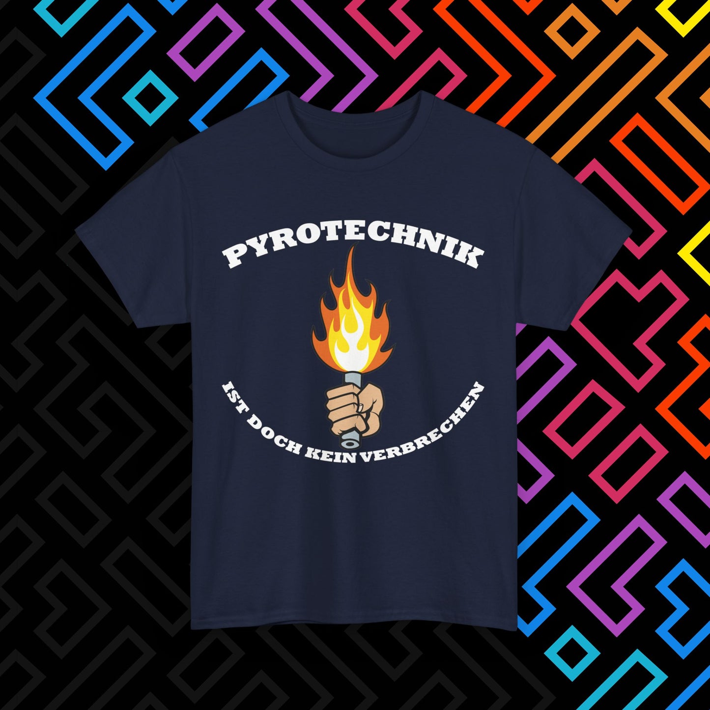 "Pyrotechnik ist kein Verbrechen" T-Shirt Unisex