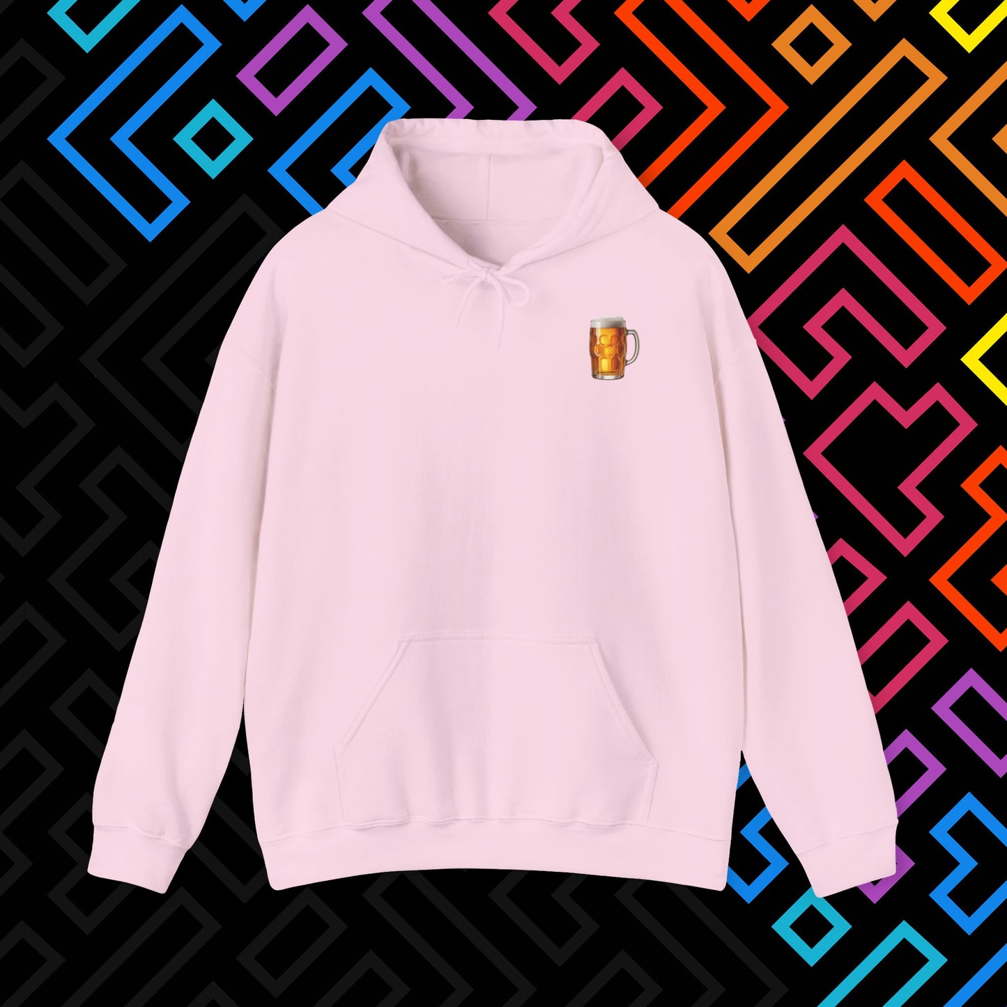 "Beer" Backprint Hoodie Unisex