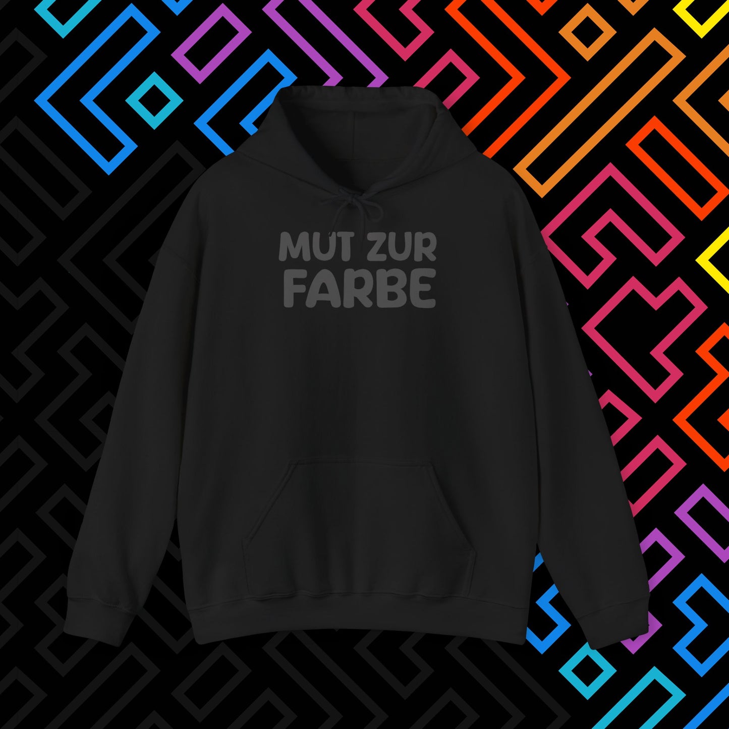 "Mut zur Farbe" Hoodie Unisex