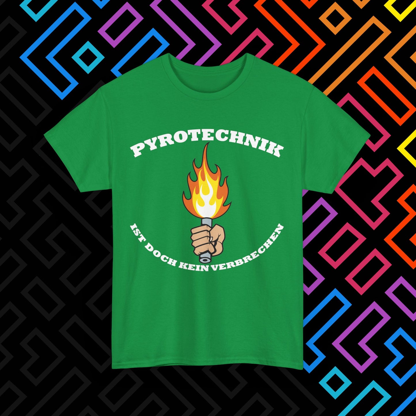 "Pyrotechnik ist kein Verbrechen" T-Shirt Unisex