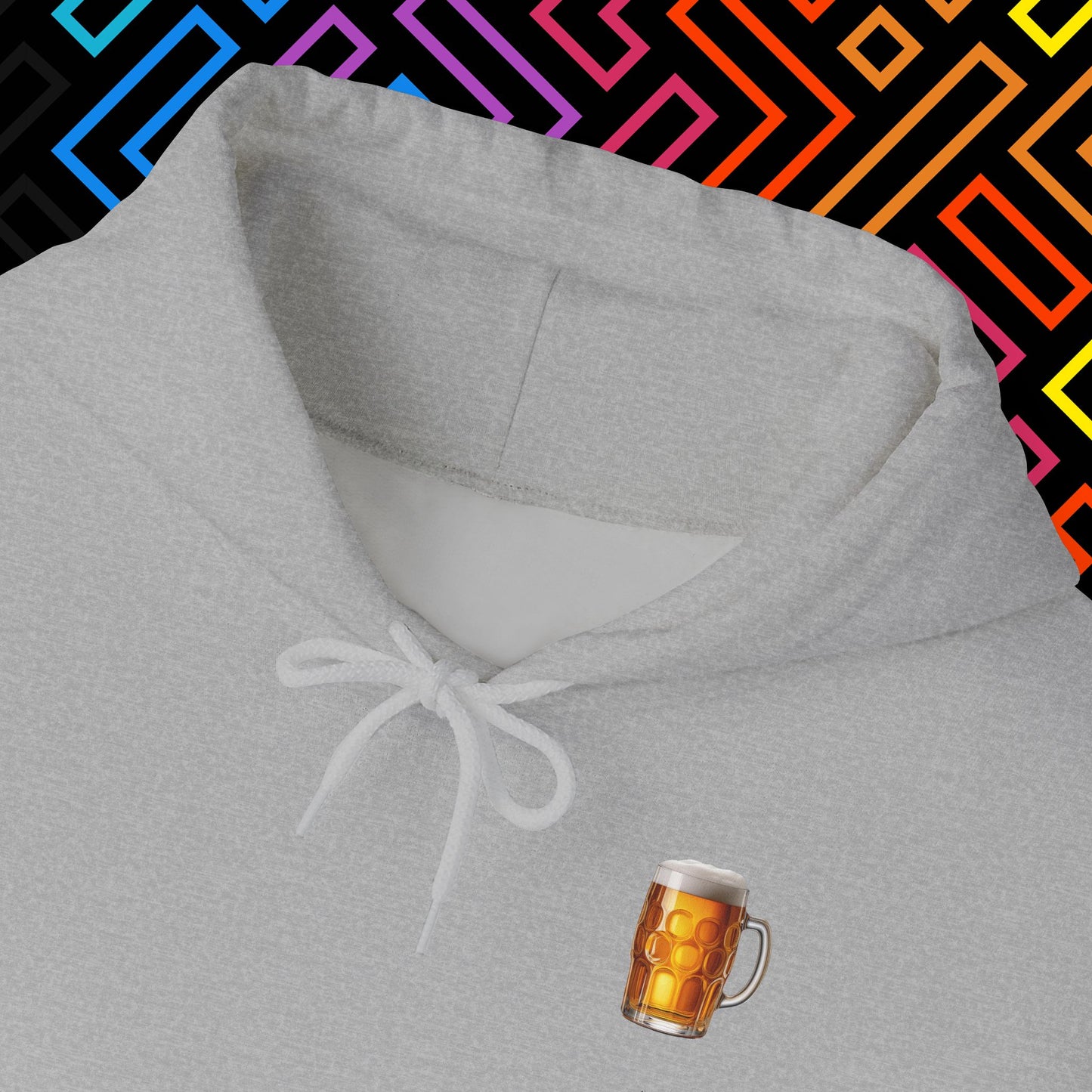 "Beer" Backprint Hoodie Unisex