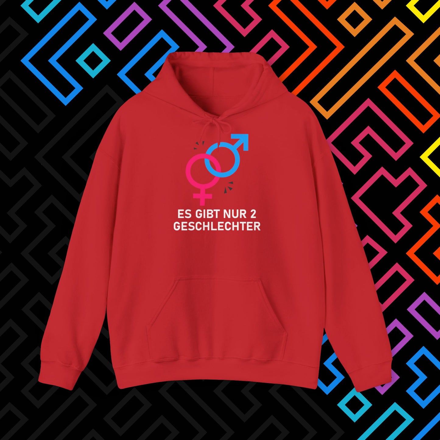 "2 Geschlechter" Hoodie Unisex