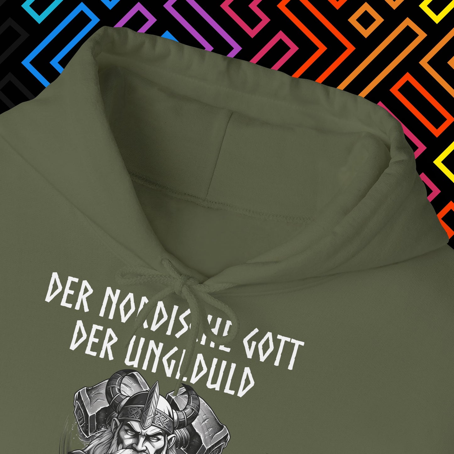 "Der nordische Gott Hammersbald" Hoodie Unisex