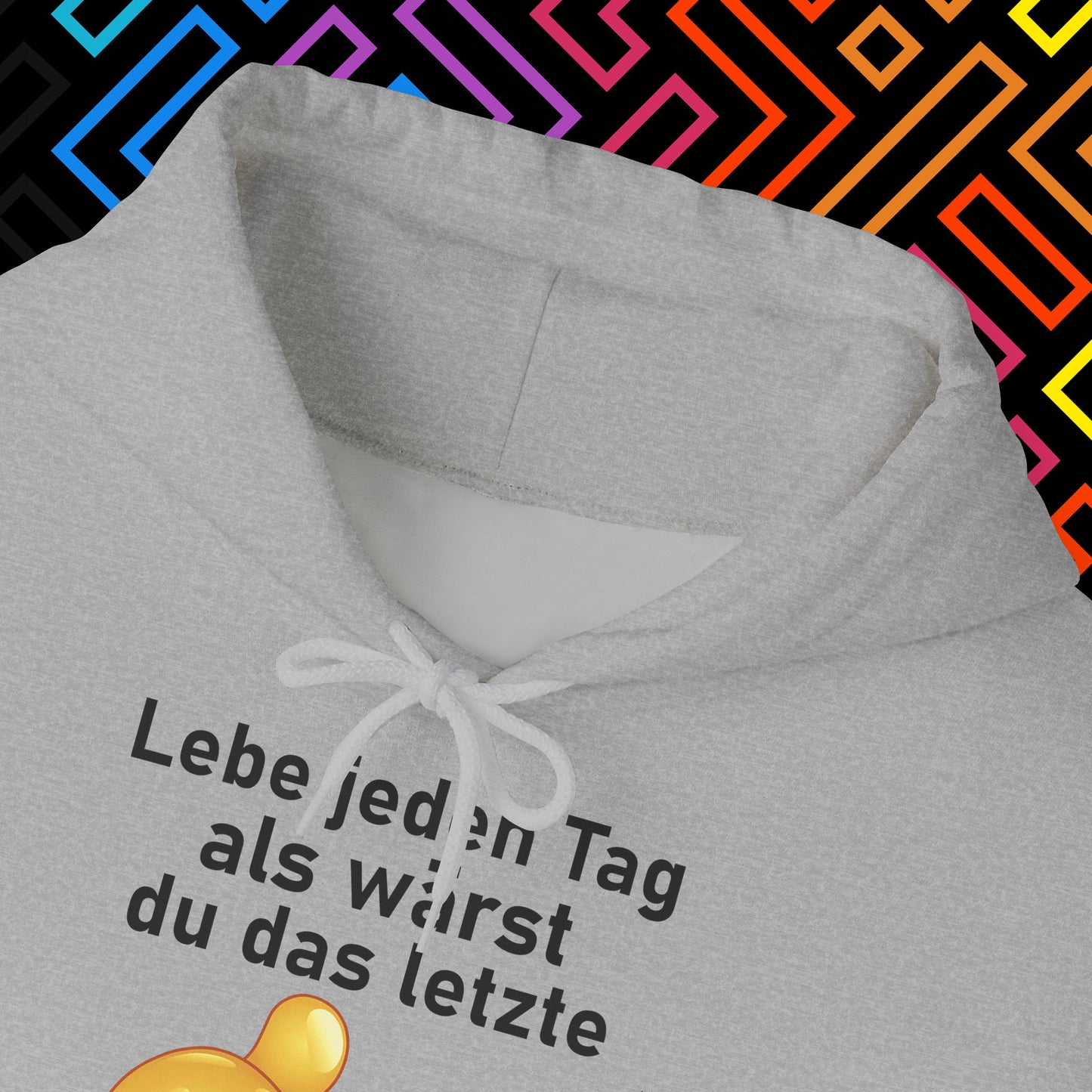 "Lebe jeden Tag" Hoodie Unisex