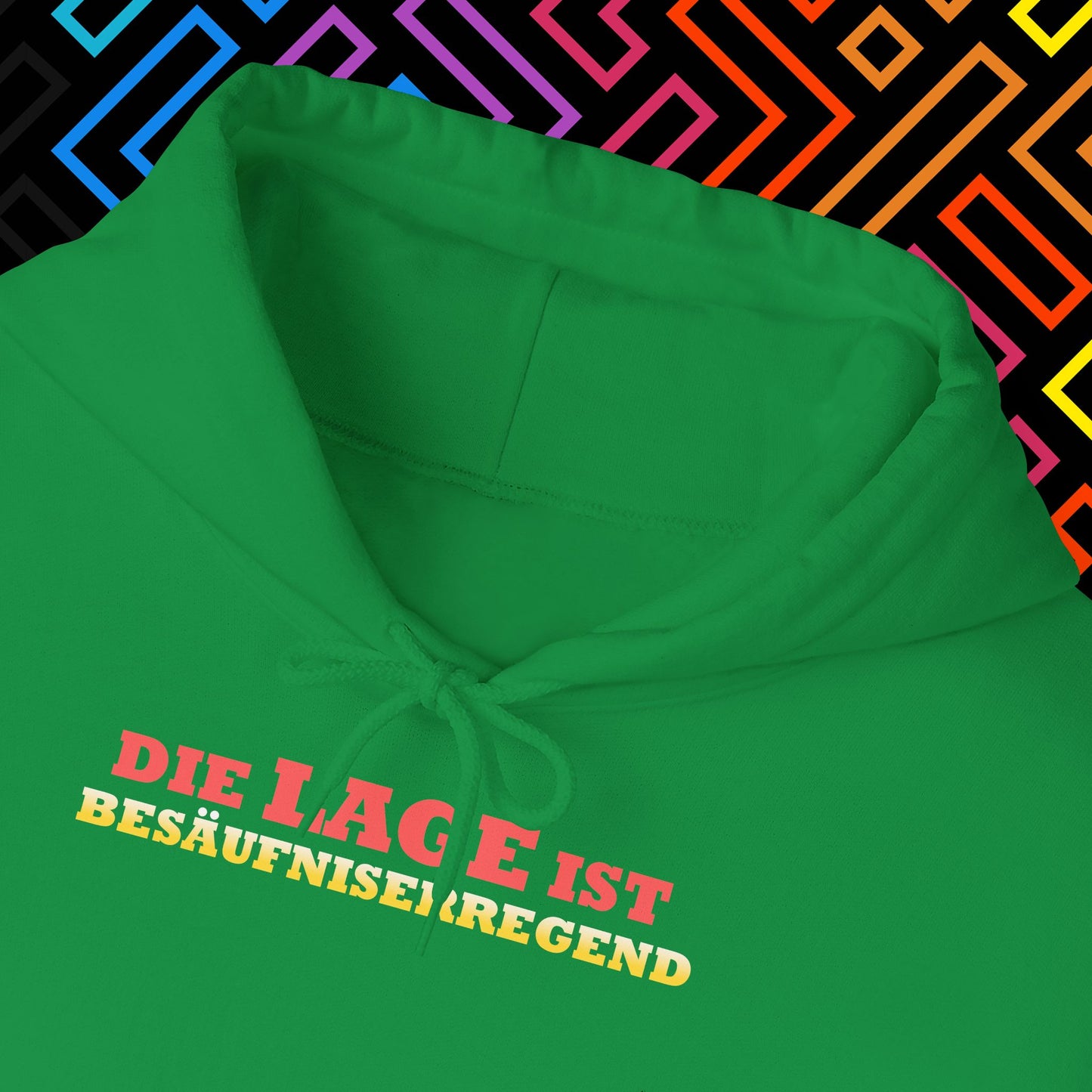 "Die Lage ist Besäufniserregend" Hoodie Unisex