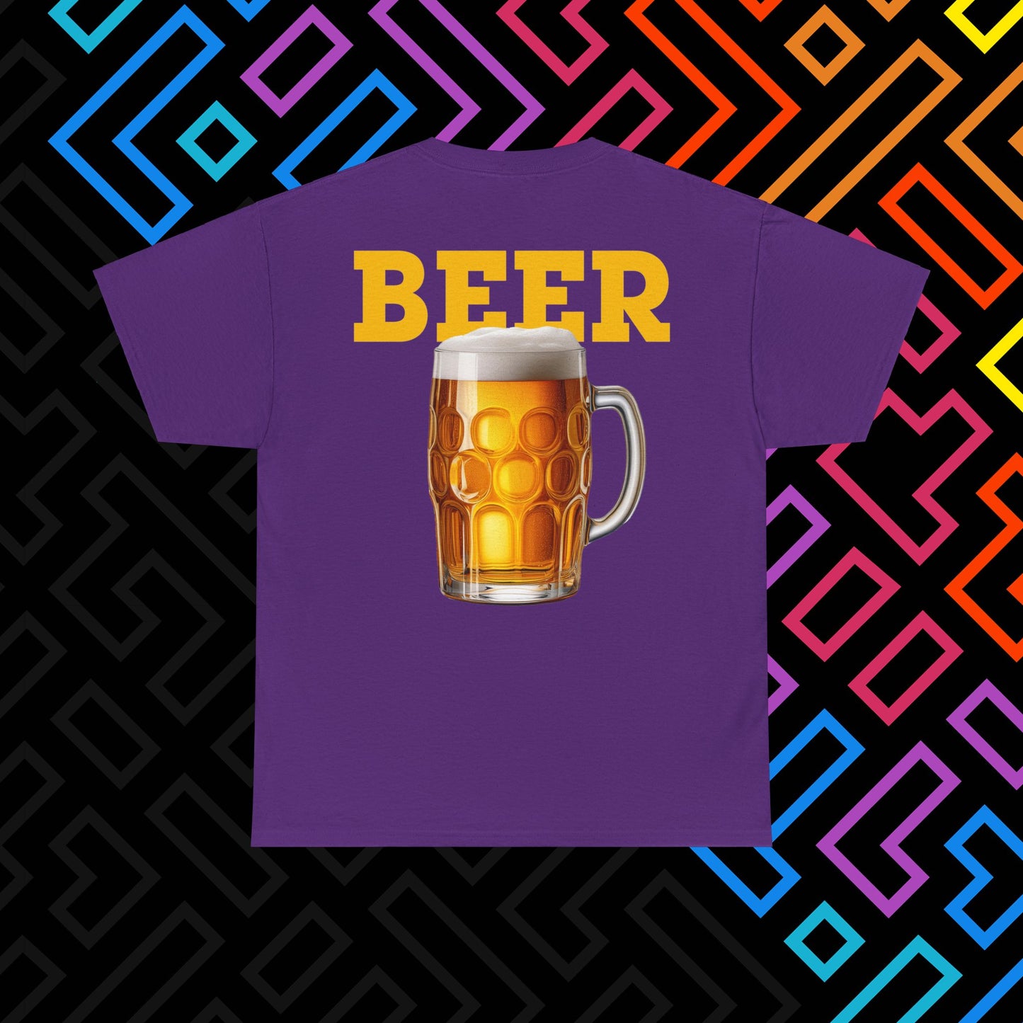 "Beer" Backprint T-Shirt Unisex