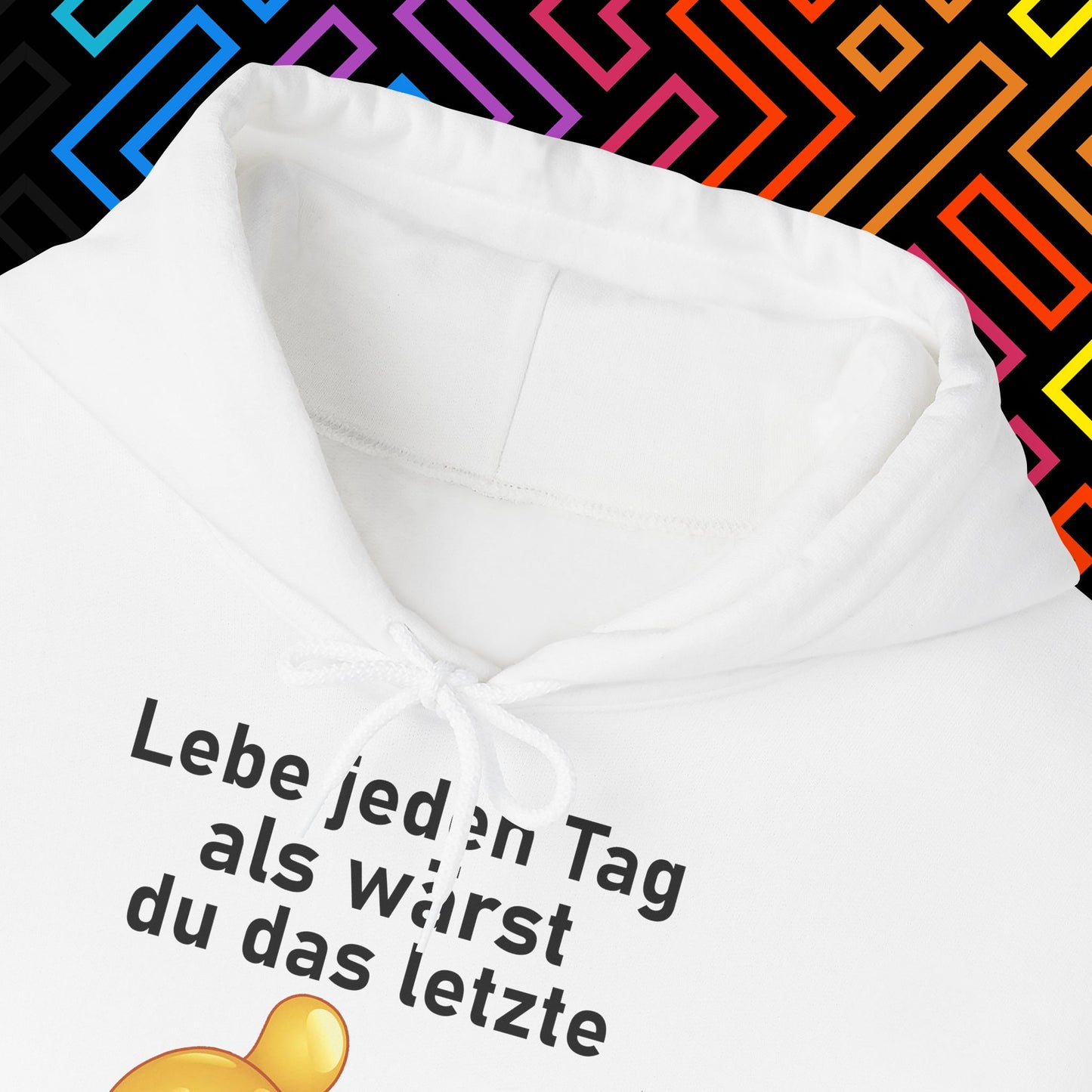 "Lebe jeden Tag" Hoodie Unisex