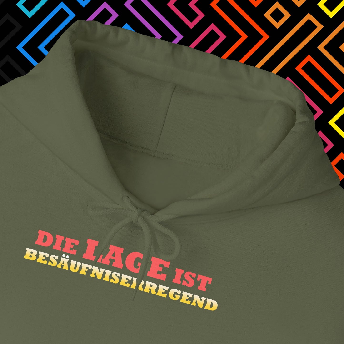 "Die Lage ist Besäufniserregend" Hoodie Unisex