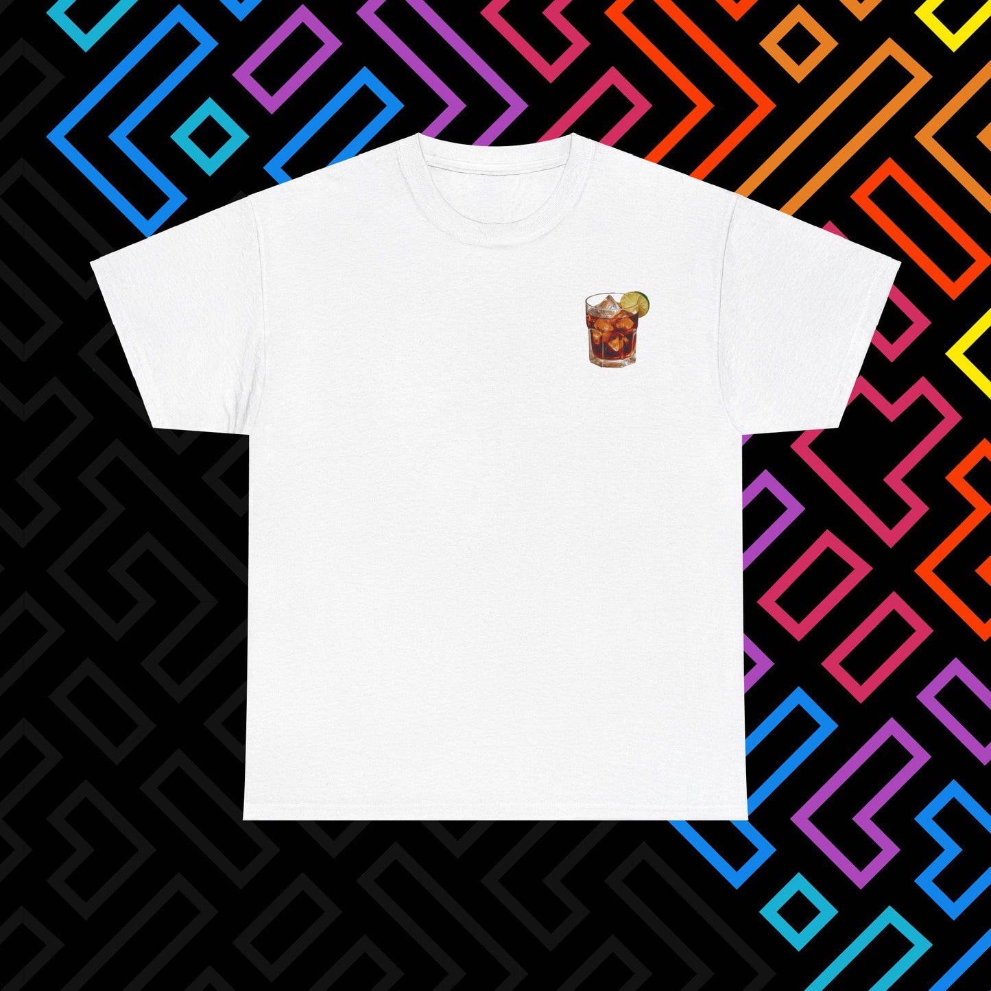 "Whiskey Cola" Backprint T-Shirt Unisex