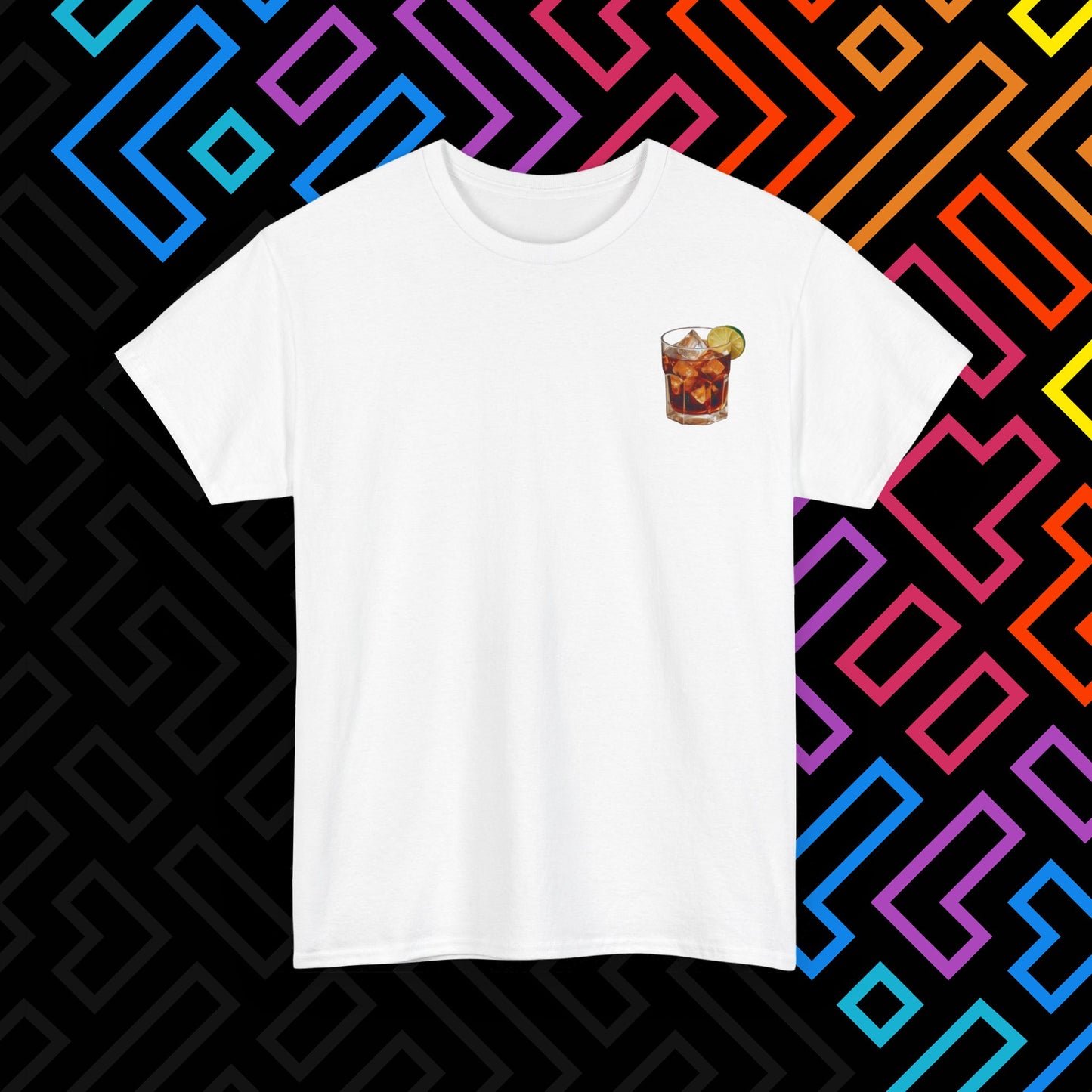 "Whiskey Cola" Backprint T-Shirt Unisex