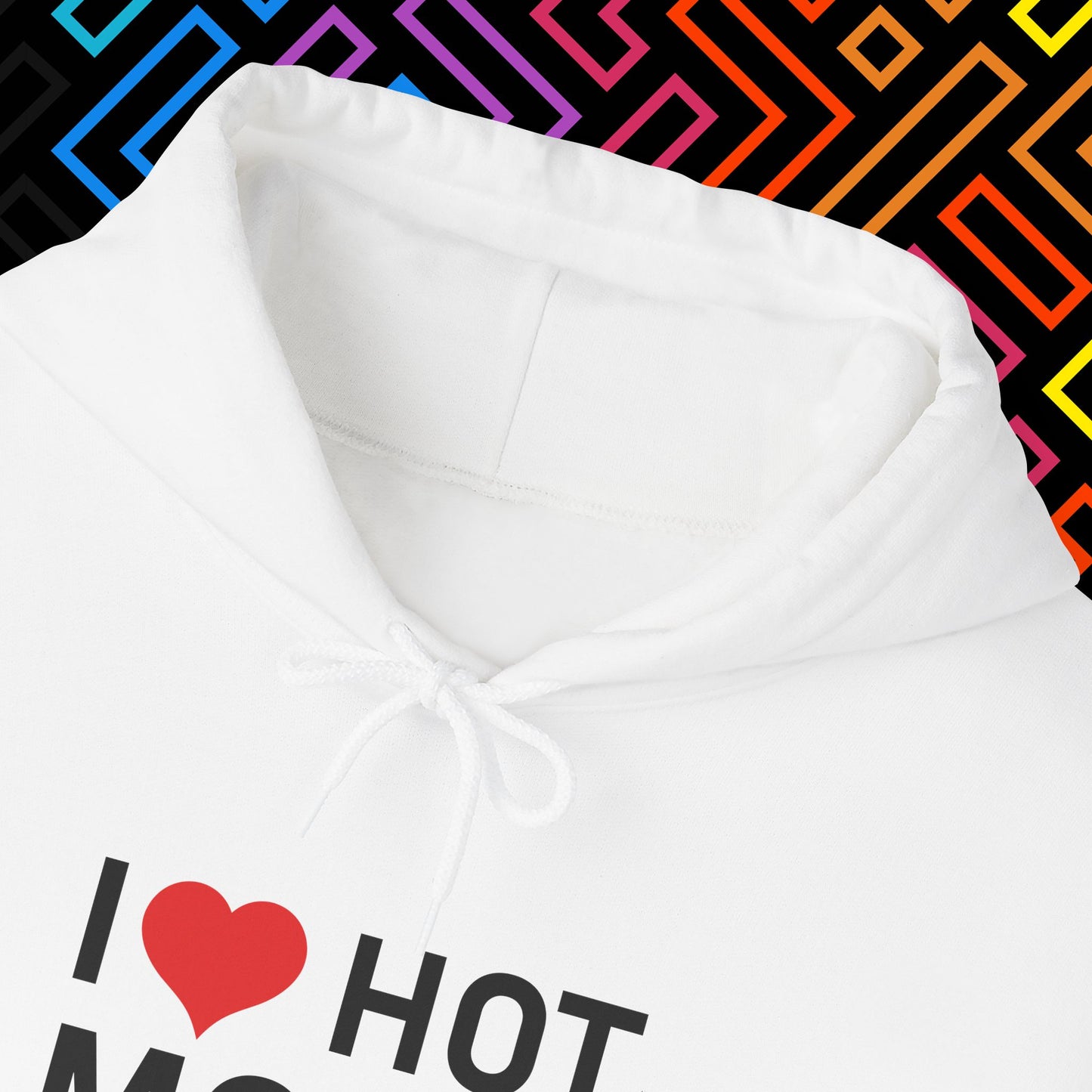 "I ❤️ Hot Moms" Hoodie Unisex