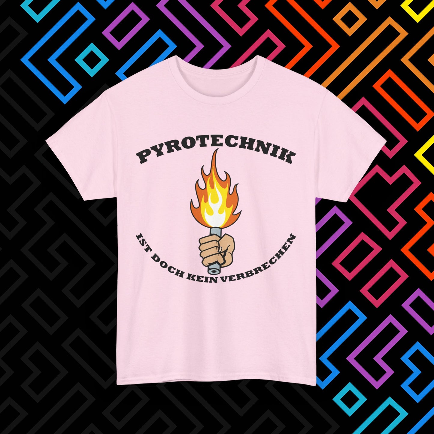 "Pyrotechnik ist kein Verbrechen" T-Shirt Unisex