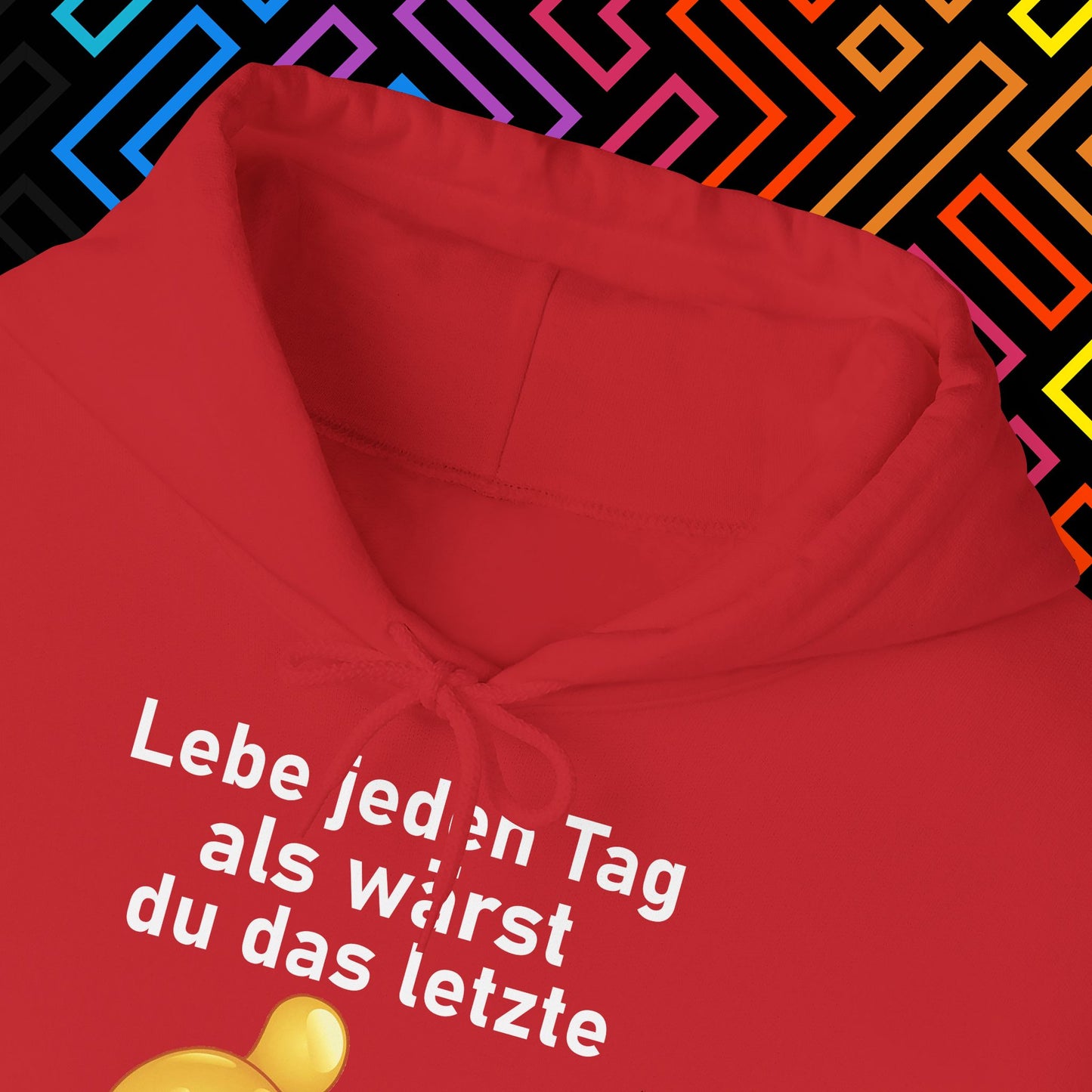 "Lebe jeden Tag" Hoodie Unisex