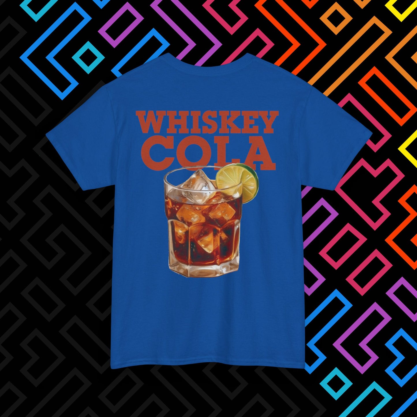 "Whiskey Cola" Backprint T-Shirt Unisex