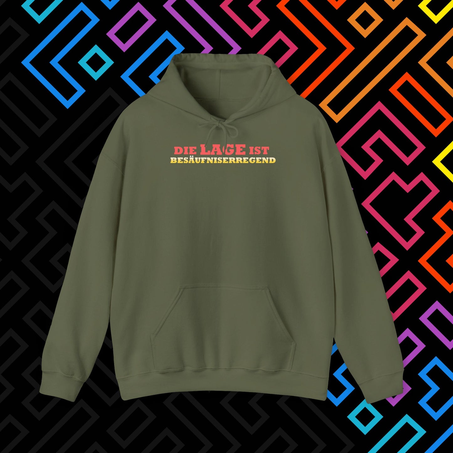 "Die Lage ist Besäufniserregend" Hoodie Unisex