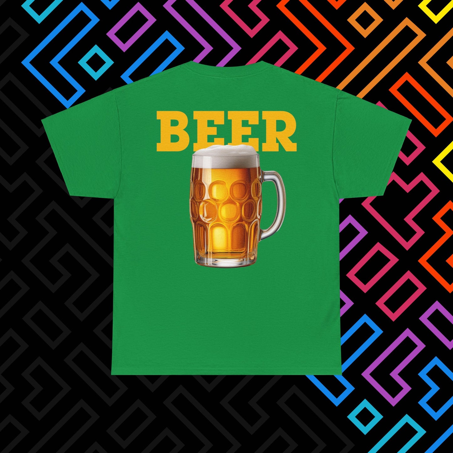 "Beer" Backprint T-Shirt Unisex