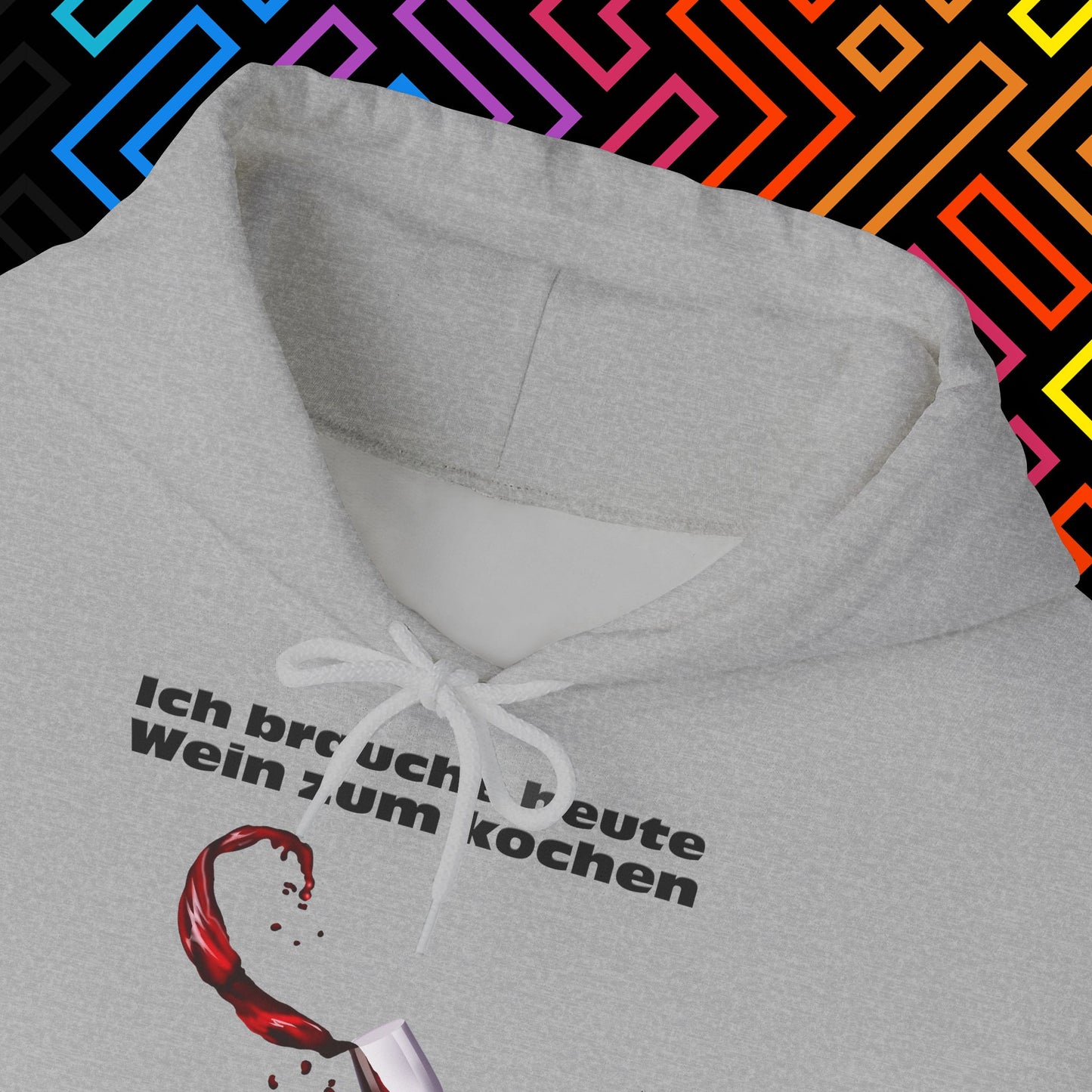 "Wein zum kochen" Hoodie Unisex