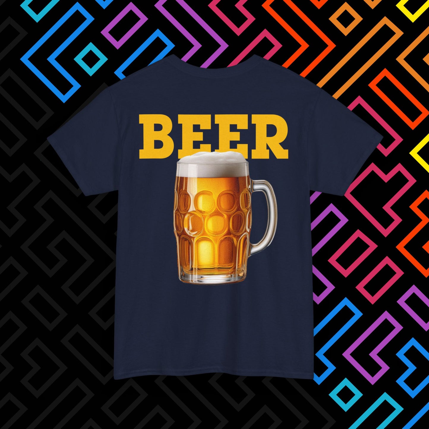 "Beer" Backprint T-Shirt Unisex