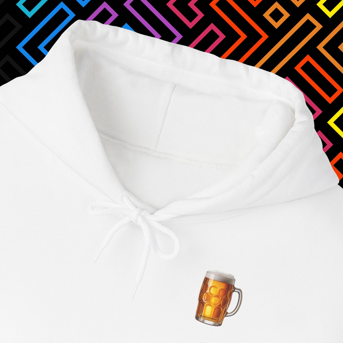 "Beer" Backprint Hoodie Unisex