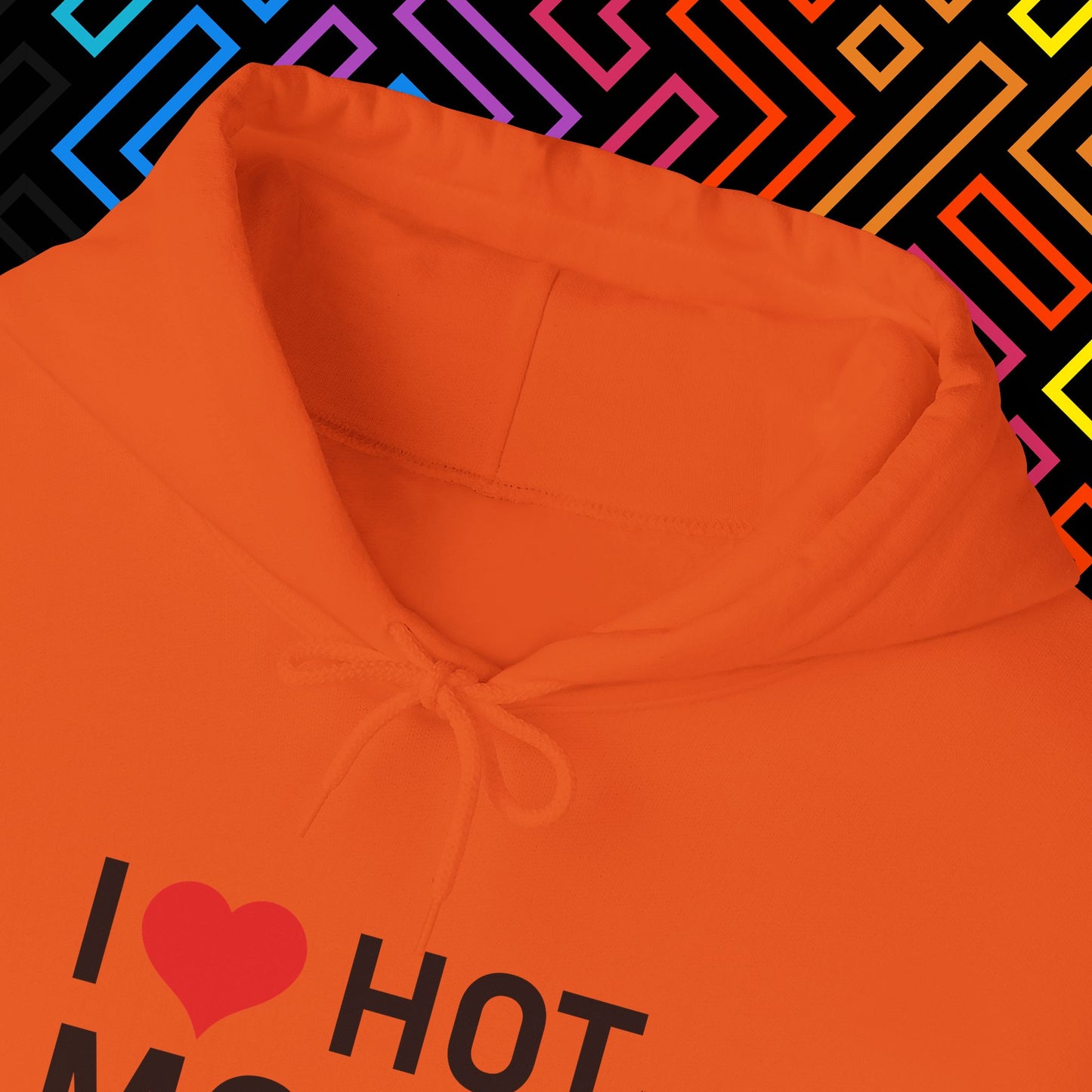 "I ❤️ Hot Moms" Hoodie Unisex