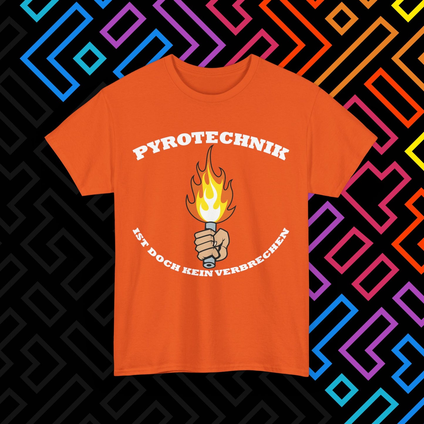 "Pyrotechnik ist kein Verbrechen" T-Shirt Unisex