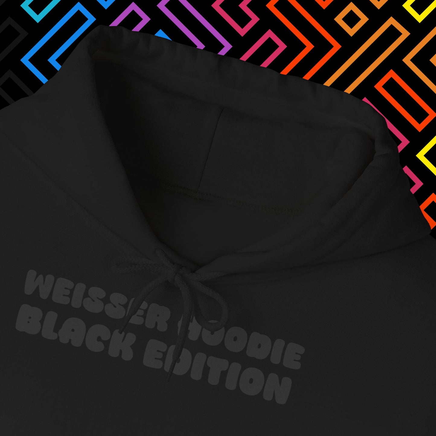 "Weisser Hoodie Black Edition" Hoodie Unisex
