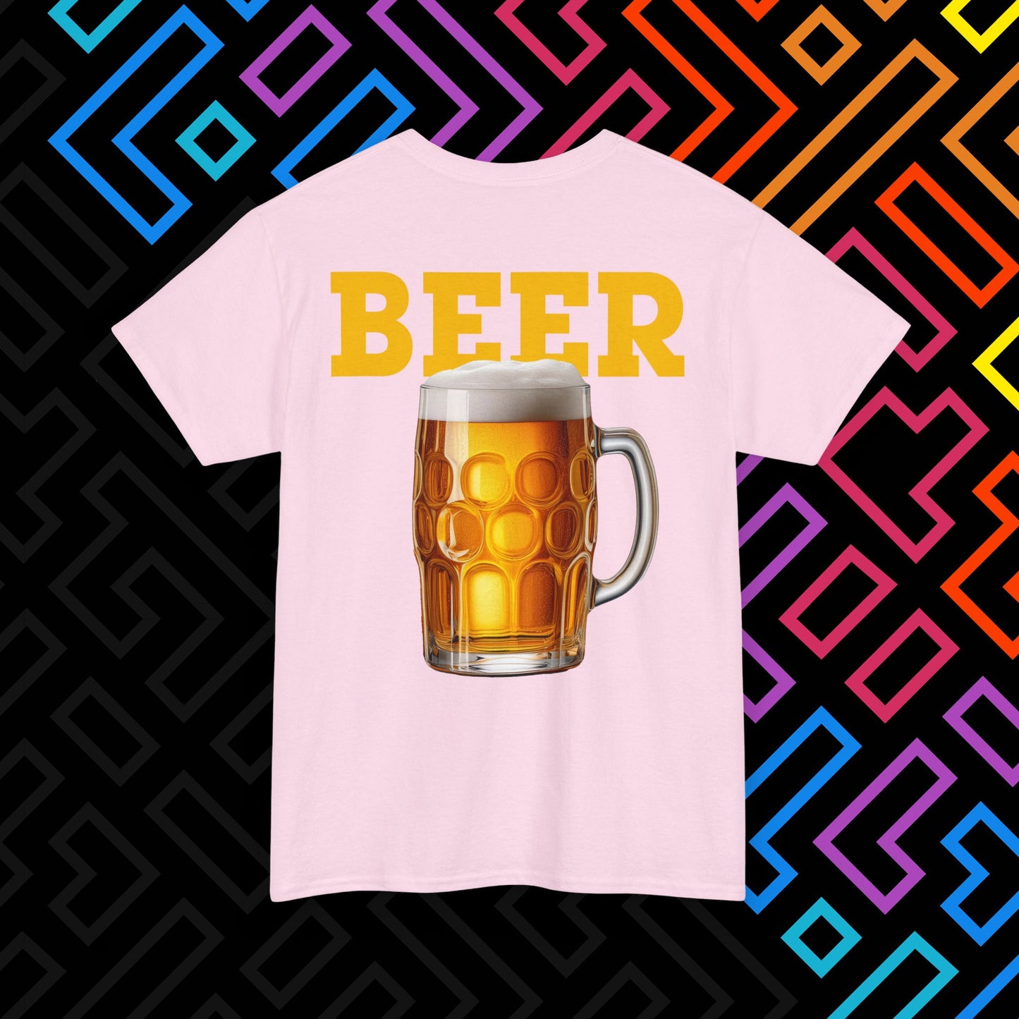 "Beer" Backprint T-Shirt Unisex