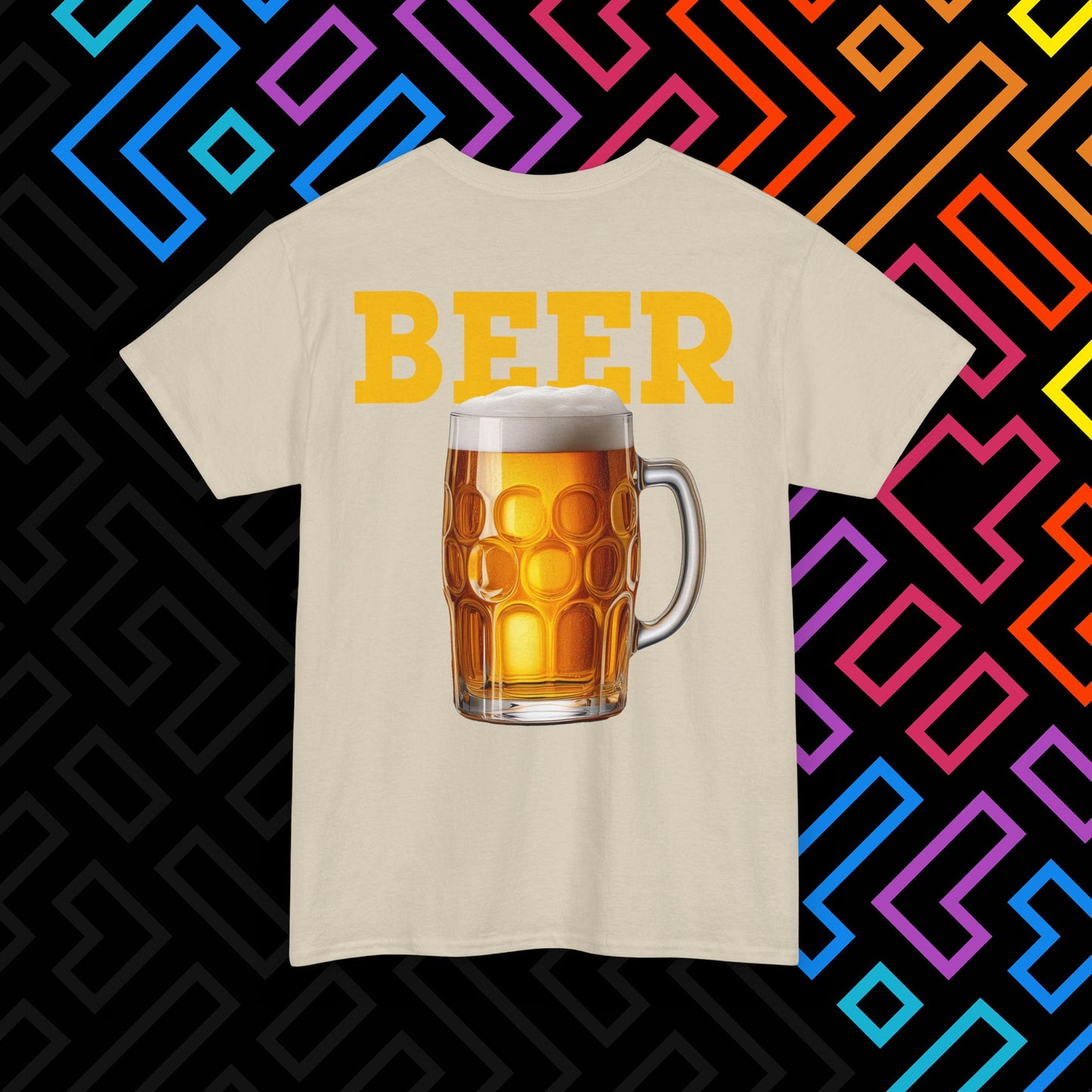 "Beer" Backprint T-Shirt Unisex