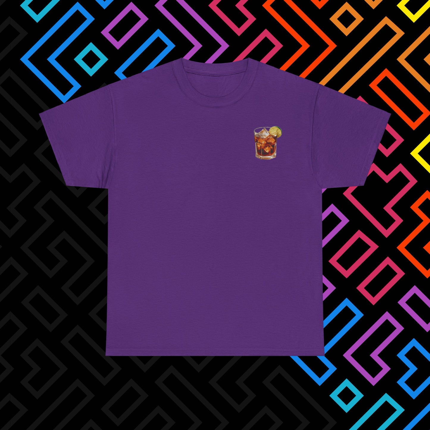 "Whiskey Cola" Backprint T-Shirt Unisex