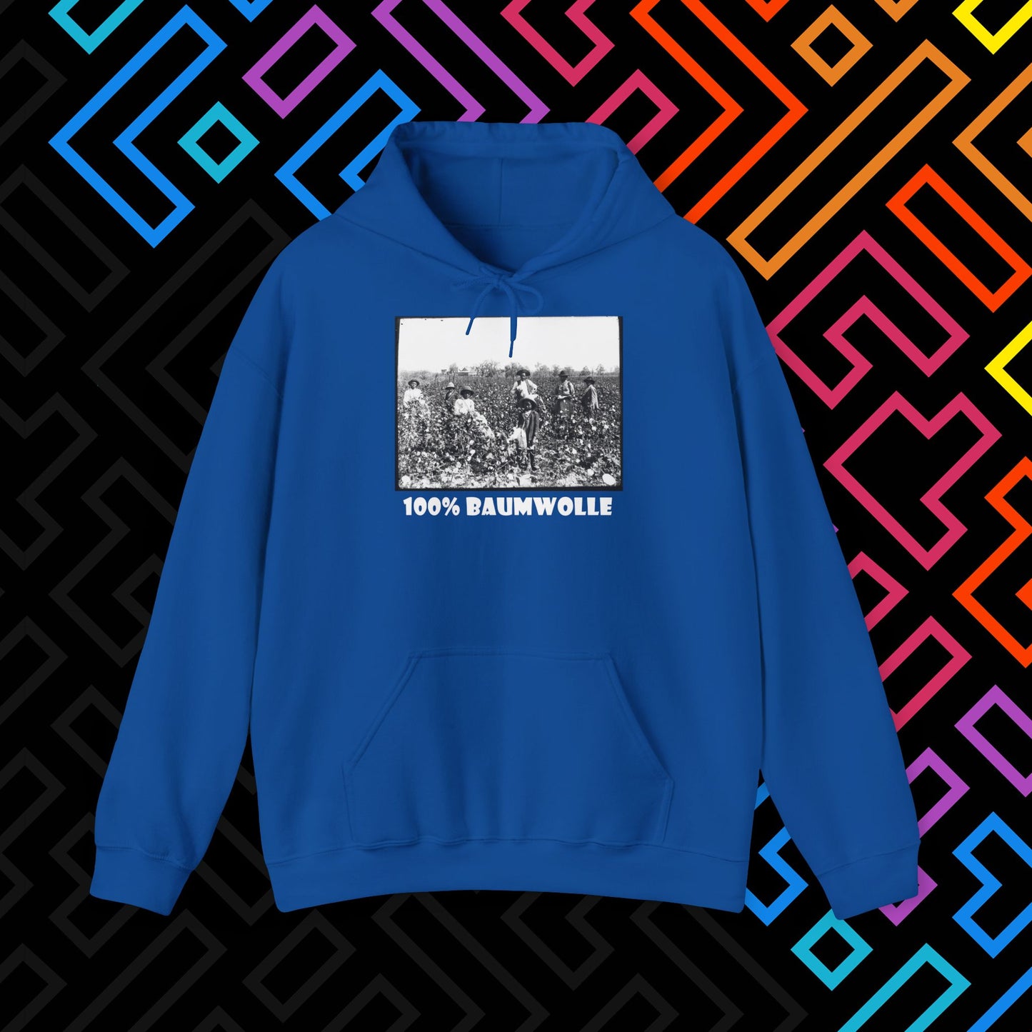 "100% Baumwolle" Hoodie Unisex