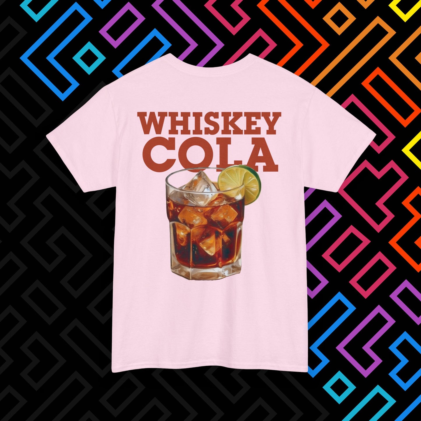 "Whiskey Cola" Backprint T-Shirt Unisex