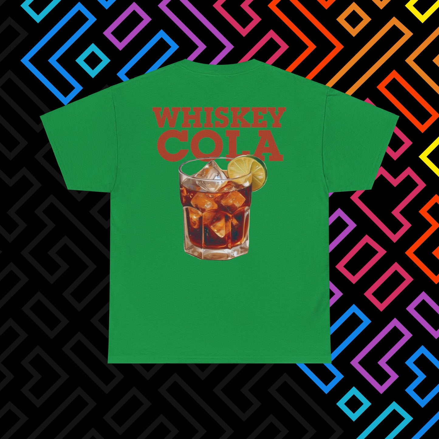 "Whiskey Cola" Backprint T-Shirt Unisex