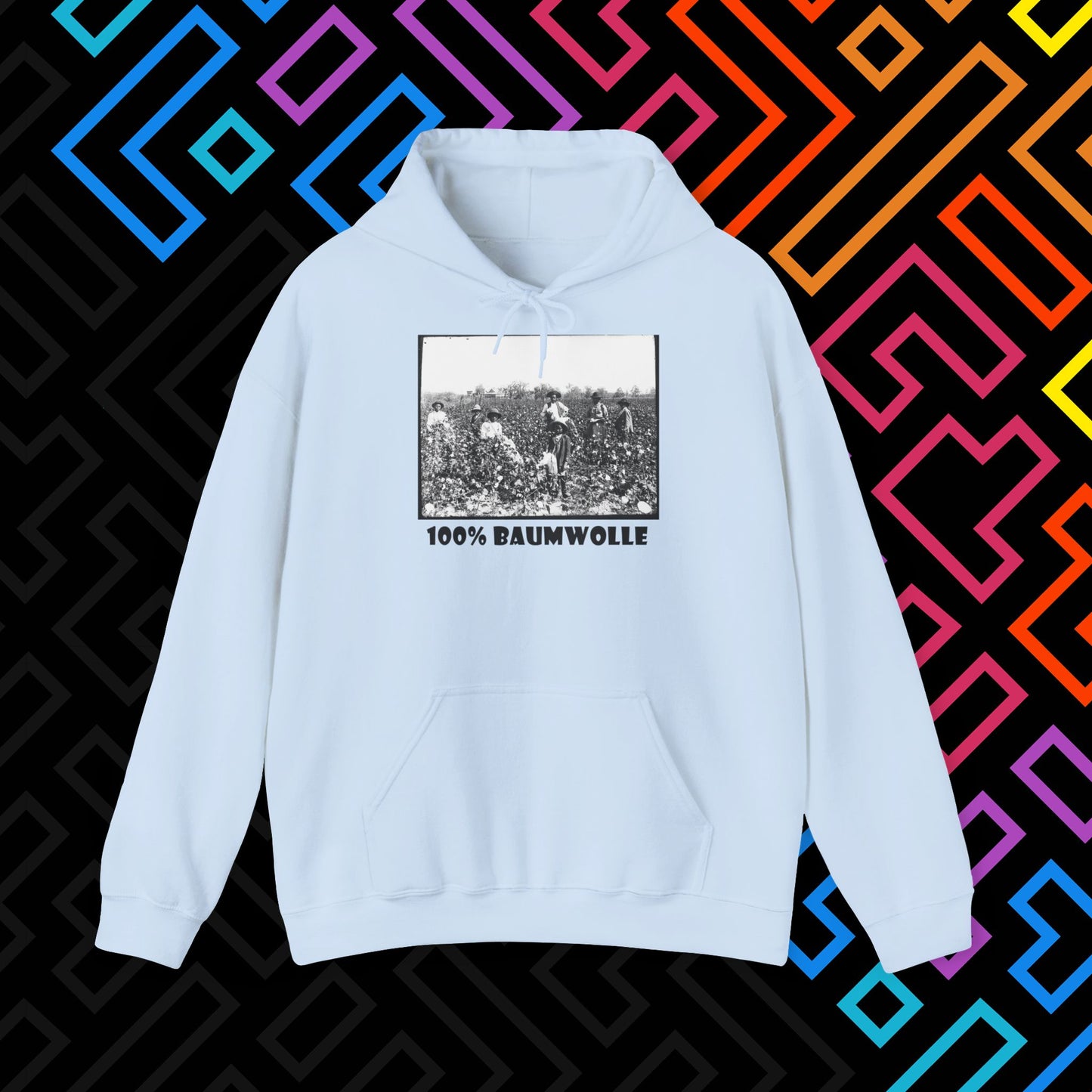 "100% Baumwolle" Hoodie Unisex