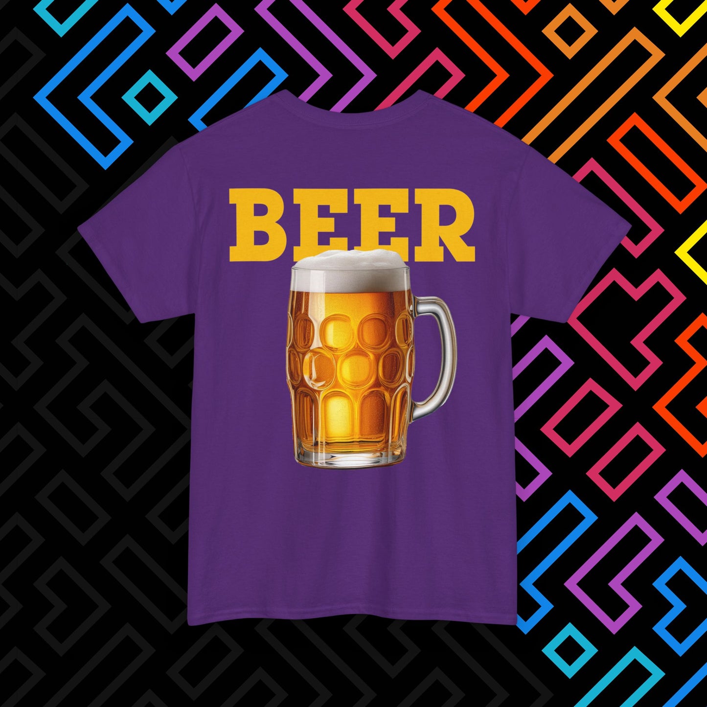 "Beer" Backprint T-Shirt Unisex