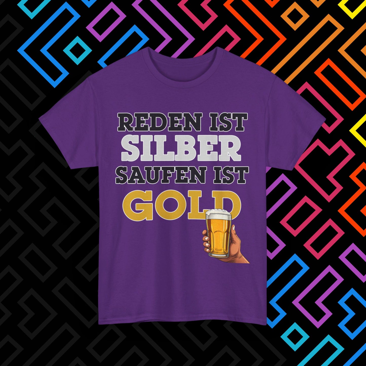 "Saufen ist Gold" T-Shirt Unisex