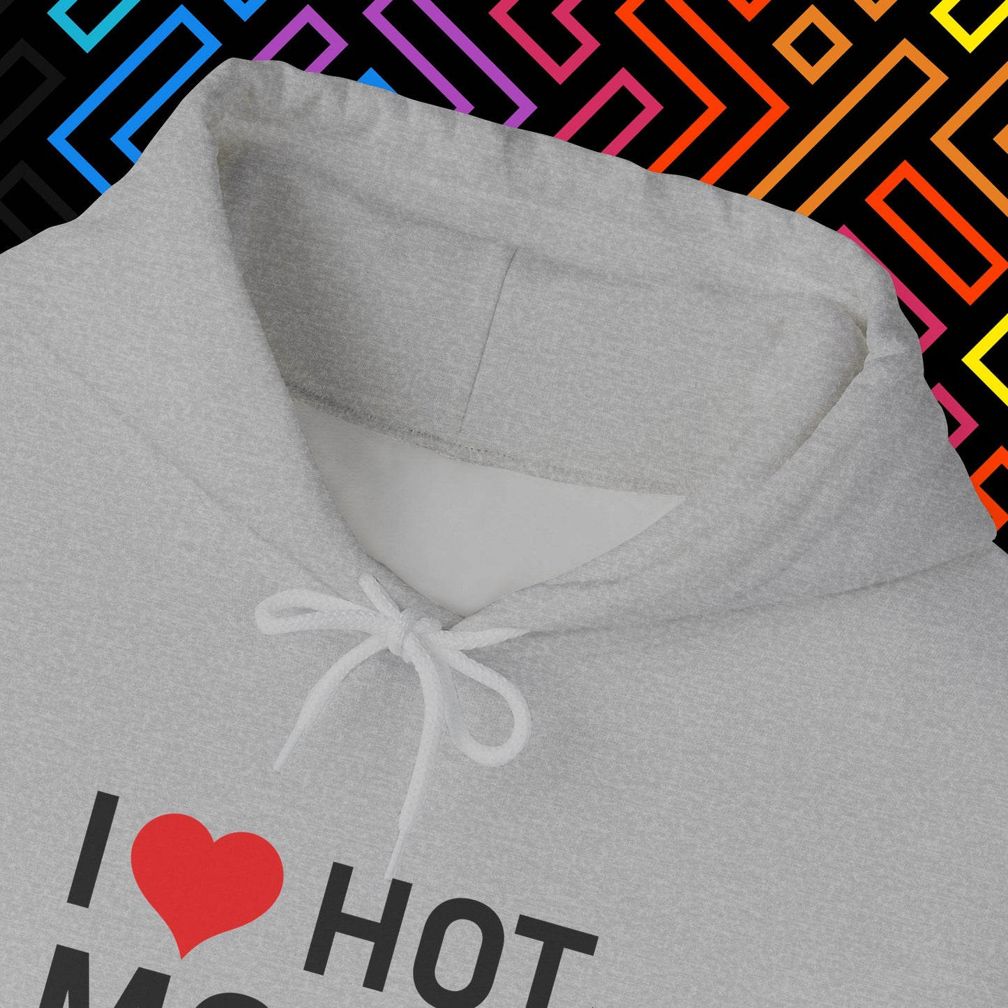 "I ❤️ Hot Moms" Hoodie Unisex