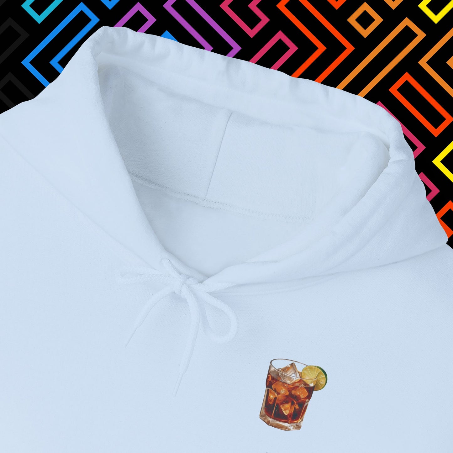 "Whiskey Cola" Backprint Hoodie Unisex