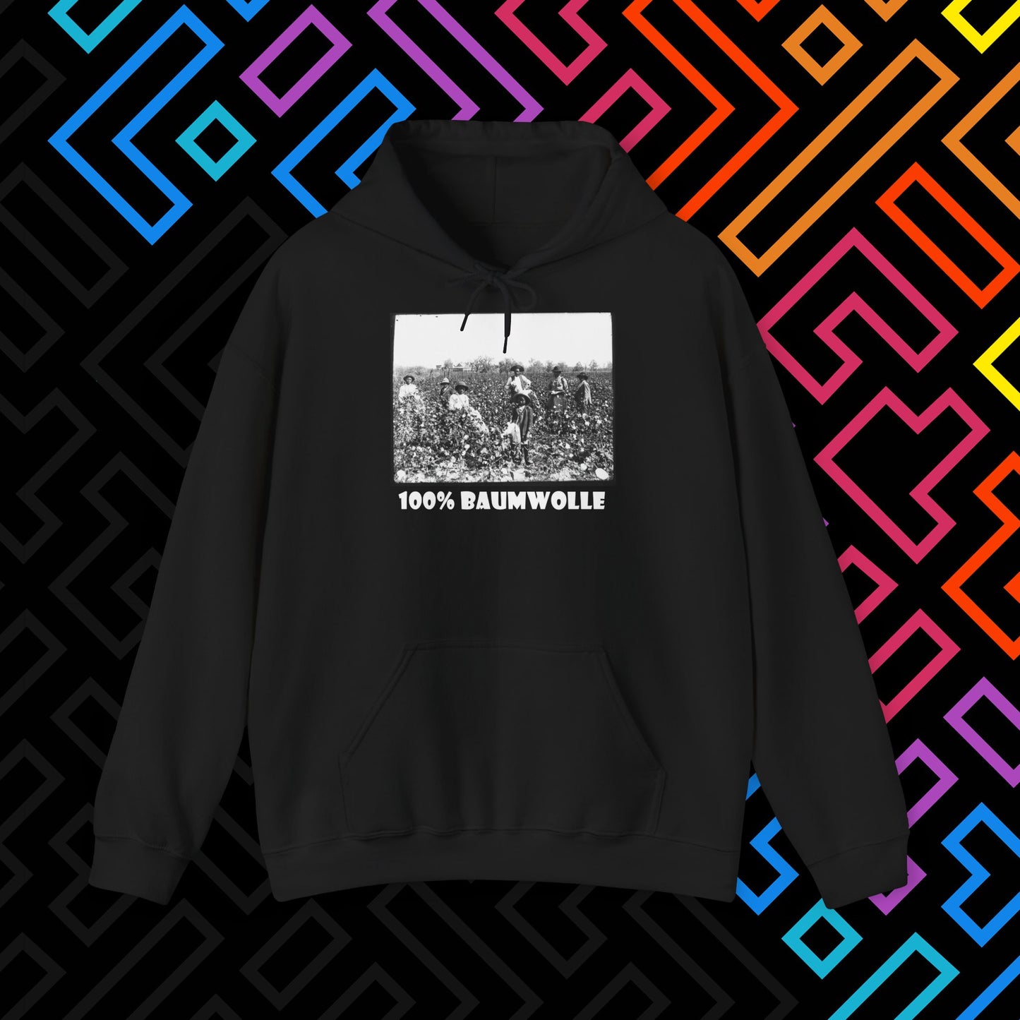 "100% Baumwolle" Hoodie Unisex