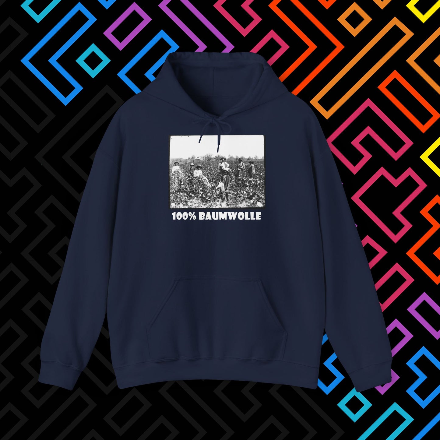 "100% Baumwolle" Hoodie Unisex