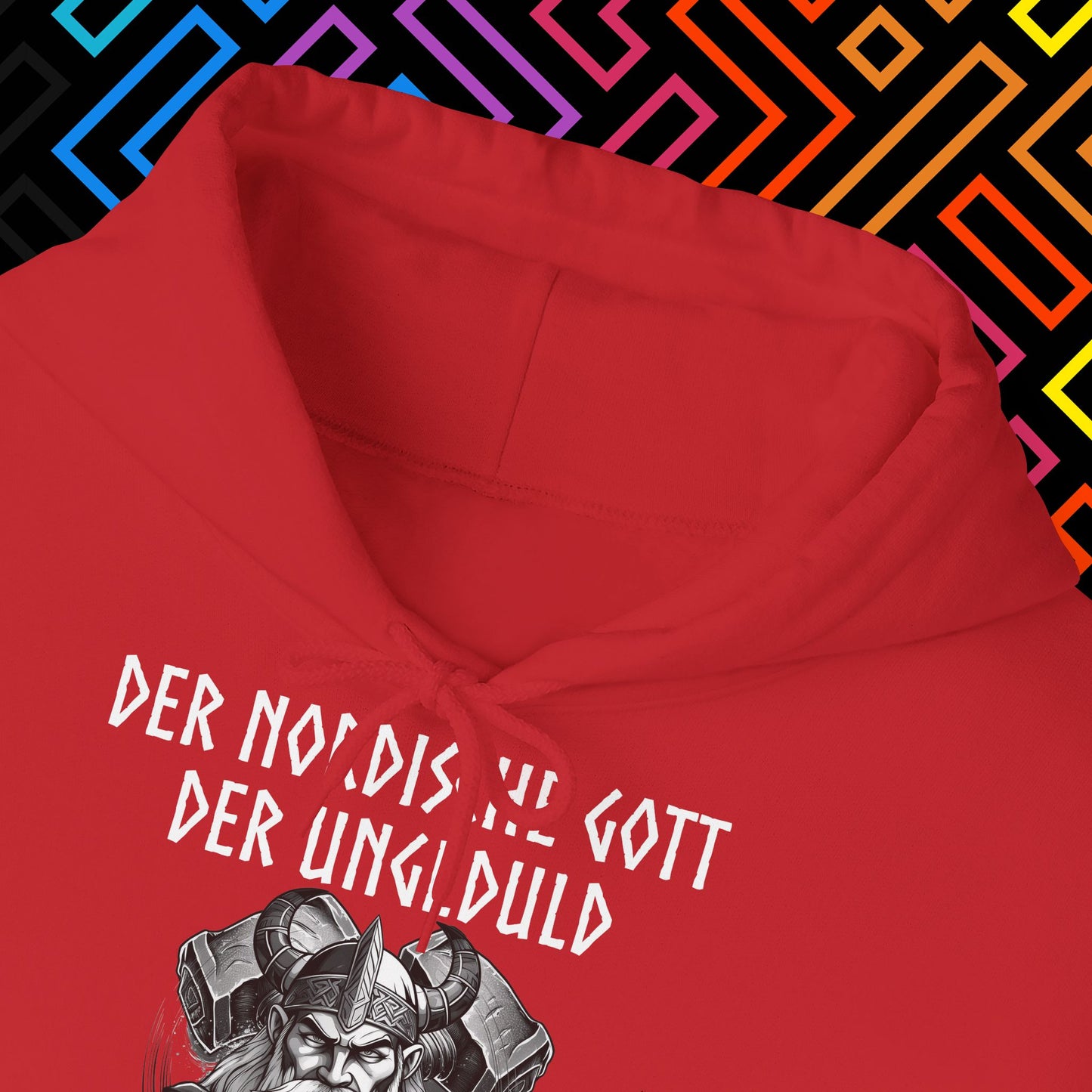 "Der nordische Gott Hammersbald" Hoodie Unisex