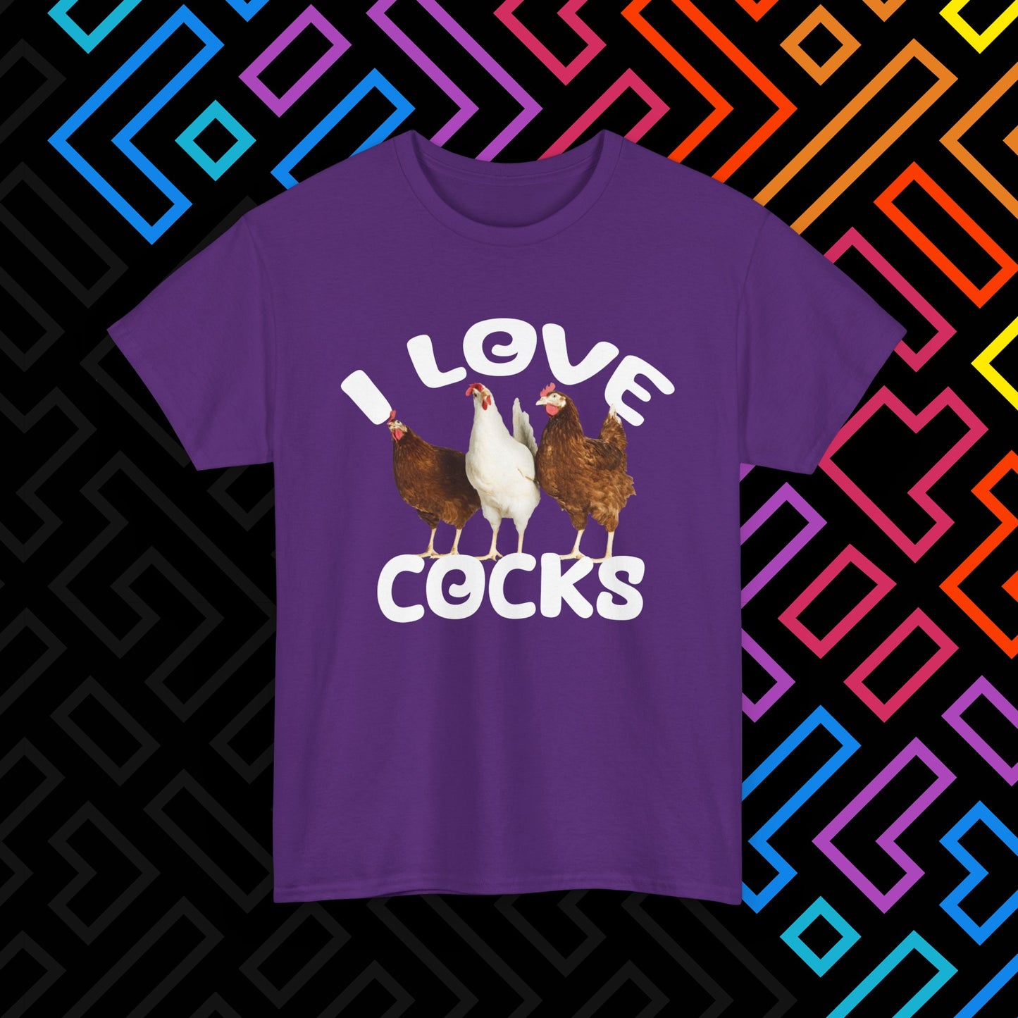 "I Love Cocks" T-Shirt Unisex