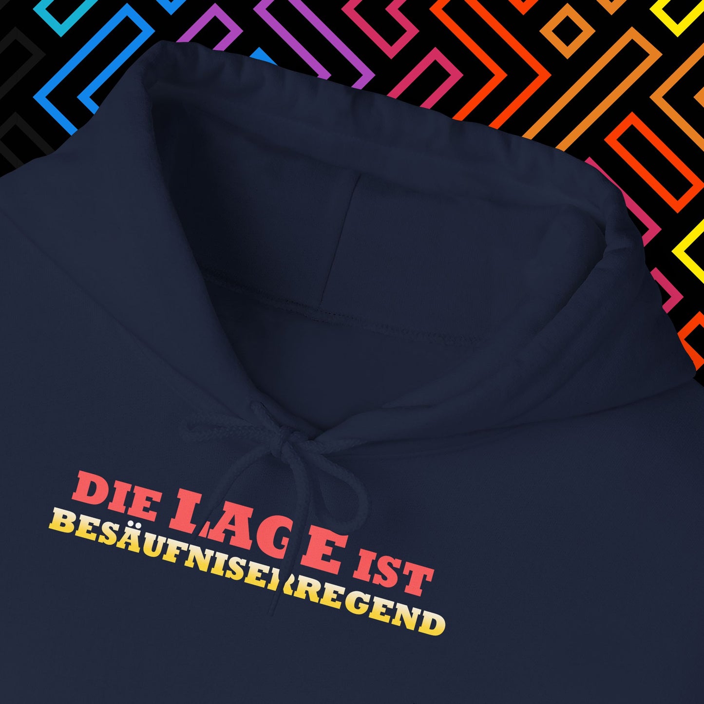 "Die Lage ist Besäufniserregend" Hoodie Unisex