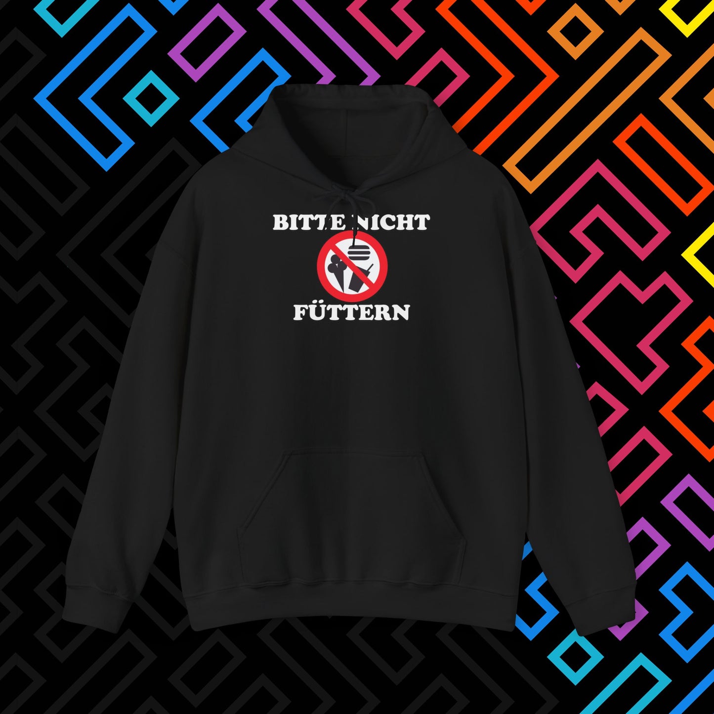"Bitte nicht Füttern" Hoodie Unisex