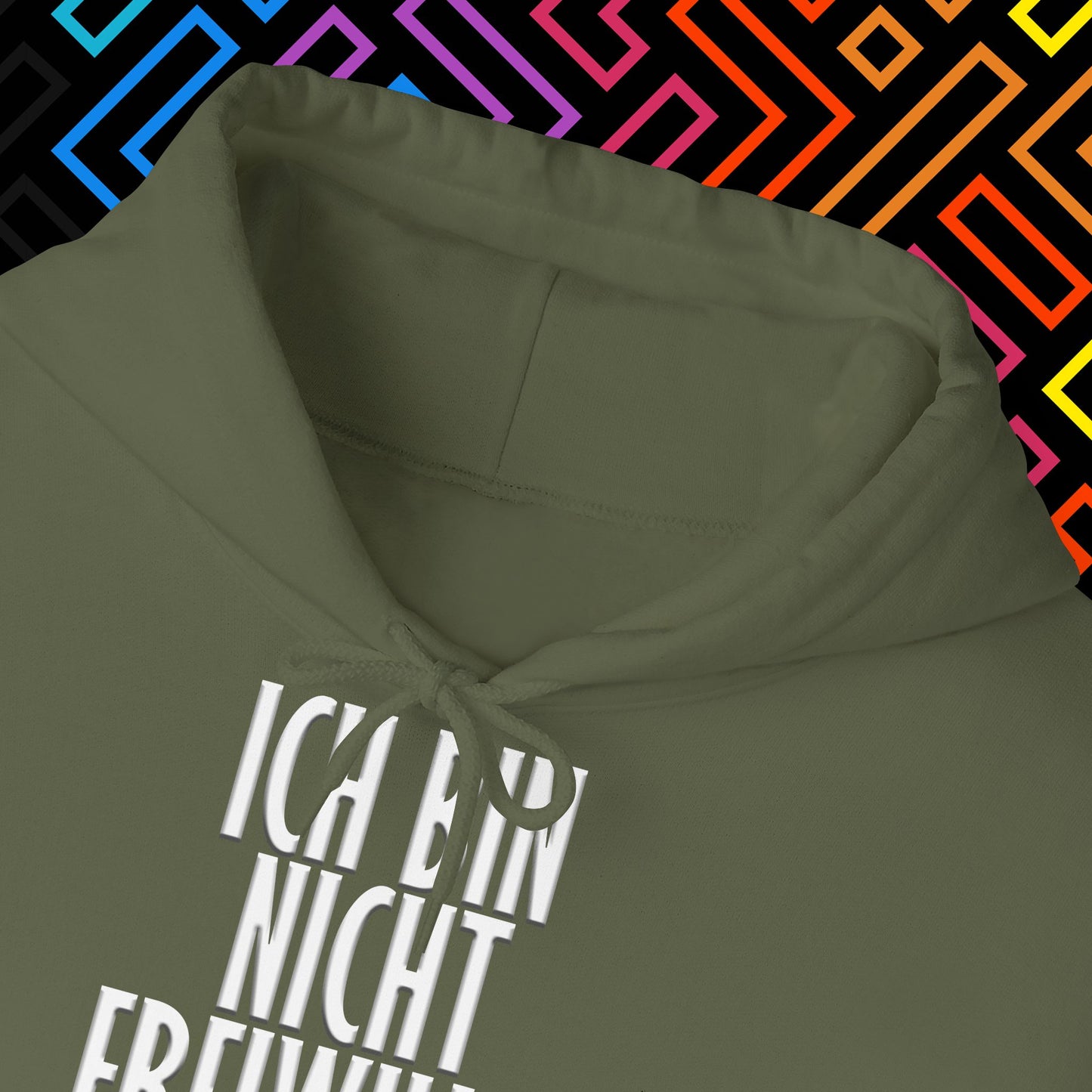 "Nicht Freiwillig" Hoodie Unisex