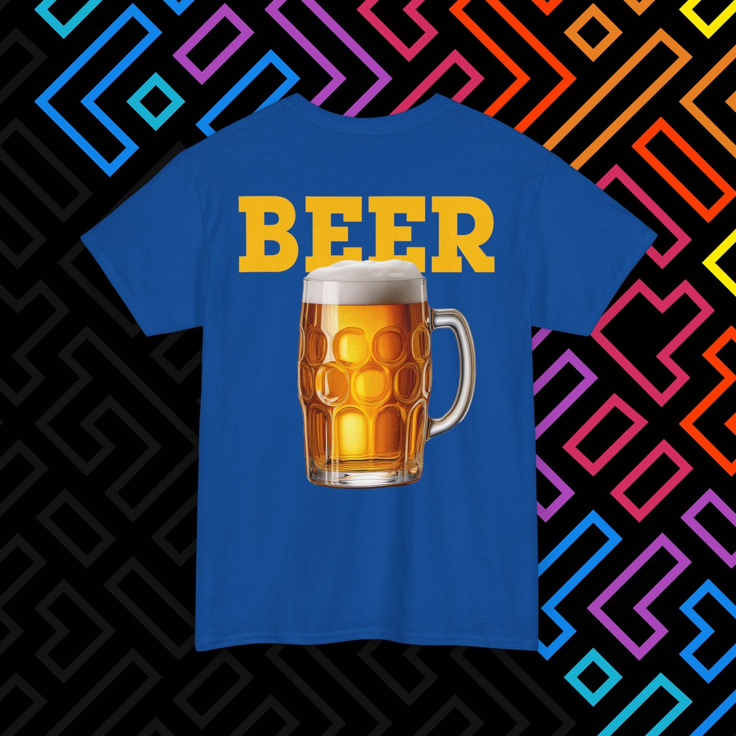 "Beer" Backprint T-Shirt Unisex