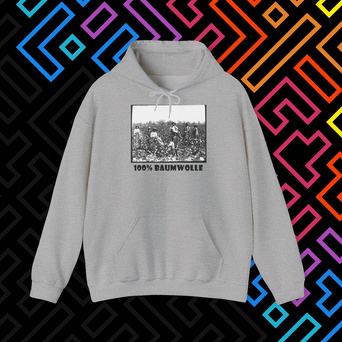 "100% Baumwolle" Hoodie Unisex