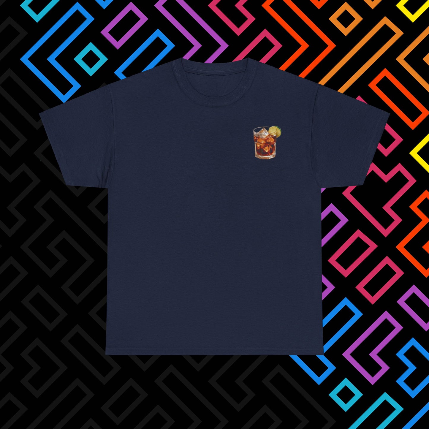 "Whiskey Cola" Backprint T-Shirt Unisex