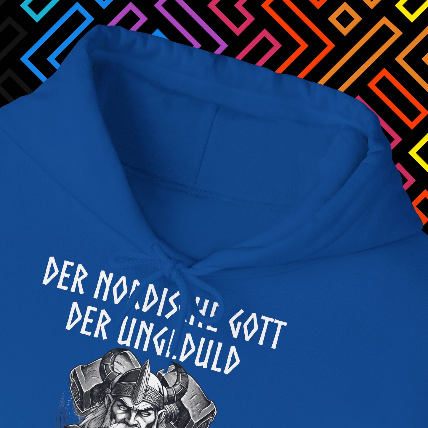 "Der nordische Gott Hammersbald" Hoodie Unisex