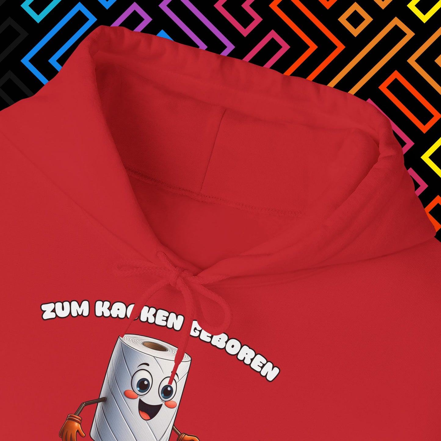 "Zum Kacken geboren" Hoodie Unisex